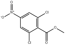 甲基2,6-二氯-4-硝基苯甲酸酯 结构式