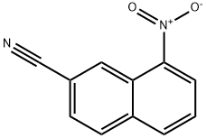 2-Cyano-8-nitronaphthalene 结构式