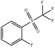 1-氟-2-(三氟甲磺酰基)苯 结构式