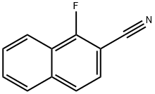2-Cyano-1-fluoronaphthalene 结构式