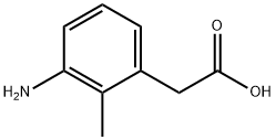 2-(3-AMINO-2-METHYLPHENYL)ACETIC ACID 结构式