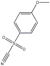 Benzenesulfonyl cyanide, 4-methoxy- 结构式