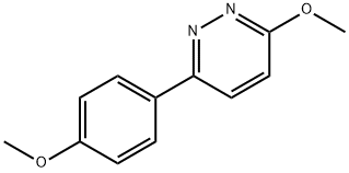 3-甲氧基-6-(4-甲氧苯基)哒嗪 结构式