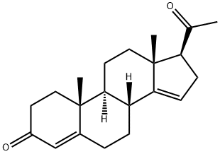 孕甾-4,14-二烯-3,20-二酮 结构式