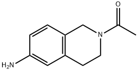 1-(6-AMINO-3,4-DIHYDROISOQUINOLIN-2(1H)-YL)ETHANONE 结构式