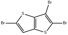2,3,5-三溴噻吩[3,2-B]并噻吩 结构式