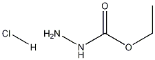 肼基甲酸乙酯盐酸盐 结构式