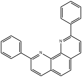 2,9-二苯基-1,10-菲咯啉 结构式