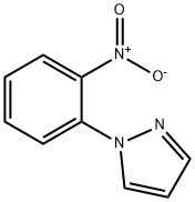 1-(2-硝基苯基)吡唑 结构式