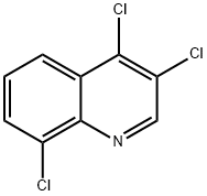 3,4,8-三氯-喹啉 结构式