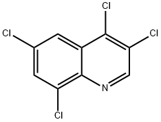 3,4,6,8-Tetrachloroquinoline 结构式