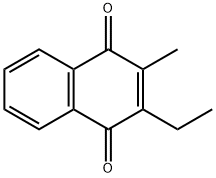 2-乙基-3-甲基萘-1,4-二酮 结构式