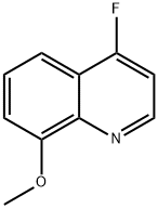 4-Fluoro-8-methoxy-quinoline 结构式