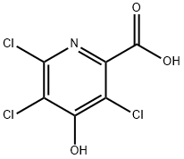 3,5,6三氯-4-羟基皮考啉酸 结构式
