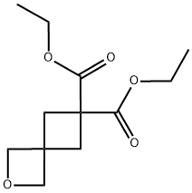 2-氧杂螺环[3,3]庚烷-6,6-二甲酸二乙酯 结构式