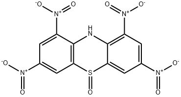 1,3,7,9-Tetranitrophenothiazine 5-oxide 结构式