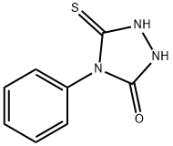 5-巯基-4-苯基-4氢-3-羟基-1,2,4-三唑 结构式