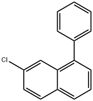 7-Chloro-1-phenylnaphthalene 结构式