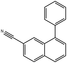 2-Cyano-8-phenylnaphthalene 结构式