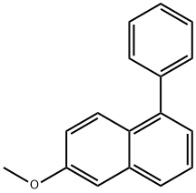 6-甲氧基-1-苯基萘 结构式