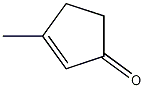 3-Methyl-2-cyclopentene-1 -one 结构式