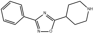 4-(3-苯基-1,2,4-氧杂二唑-5-基)哌啶 HCL 结构式