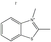 2,3-二甲基苯并噻唑碘化物 结构式
