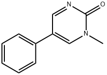 1-Methyl-5-phenyl-2(1H)-pyrimidinone 结构式