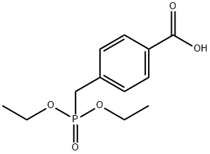 4-甲磷酸二乙酯基苯甲酸 结构式