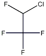 1-Chloro-1,2,2,2-tetrafluoroethane 结构式