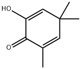 2-Hydroxy-4,4,6-trimethyl-2,5-cyclohexadien-1-one 结构式