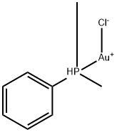 (二甲基苯基膦)氯化金 结构式