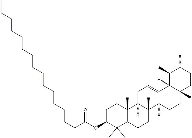 ALPHA-软脂酸香树精酯 结构式