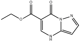 7-氧代-4,7-二氢吡唑并[1,5-A]嘧啶-6-甲酸乙酯 结构式