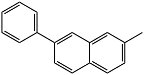 2-Methyl-7-phenylnaphthalene 结构式