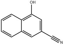 4-羟基-2-萘腈 结构式