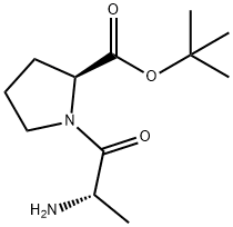 L-Alanyl-L-proline tert-Butyl Ester 结构式