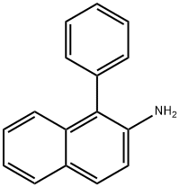 1-苯基萘-2-胺 结构式