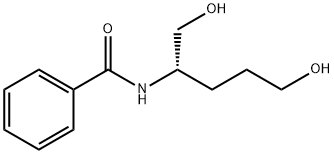 (S)-N-(1,5-二羟基戊-2-基)苯甲酰胺 结构式