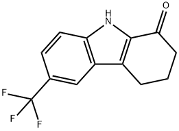 6-(三氟甲基)-2,3,4,9-四氢-1H-咔唑-1-酮 结构式