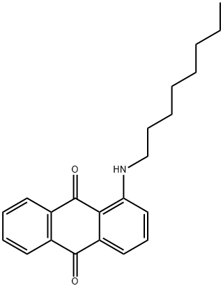 1-(辛基氨基)蒽-9,10-二酮 结构式