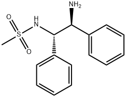 (1S,2S)-N-甲烷磺酰-1,2-二苯乙烷双氨 结构式