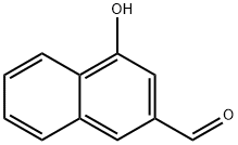 4-Hydroxynaphthalene-2-carboxaldehyde 结构式