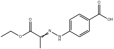 (Z)-4-(2-(1-乙氧基-1-氧代丙-2-亚基)肼基)苯甲酸 结构式