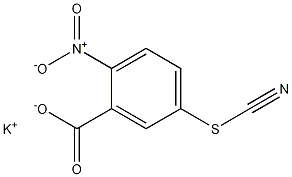 2-Nitro-5-thiocyanatobenzoic Acid Potassium Salt 结构式