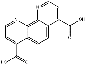 1,10-菲咯啉-4,7-二甲酸 结构式