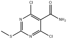 4,6-Dichloro-2-(methylthio)pyrimidine-5-carboxamide