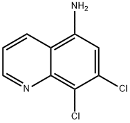 7,8-二氯喹啉-5-胺 结构式