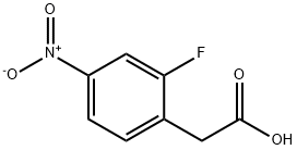 2-氟-4-硝基苯乙酸 结构式