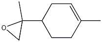 Oxirane, 2-methyl-2-(4-methyl-3-cyclohexen-1-yl)- 结构式